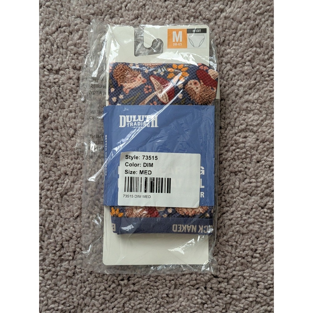 Duluth Trading Women's Buck Naked Brief Medium 73515 NWT 2 Pairs Graphic Print - Picture 2 of 5